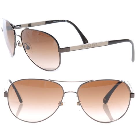 chaine a lunette chanel|Chanel aviator sunglasses women's.